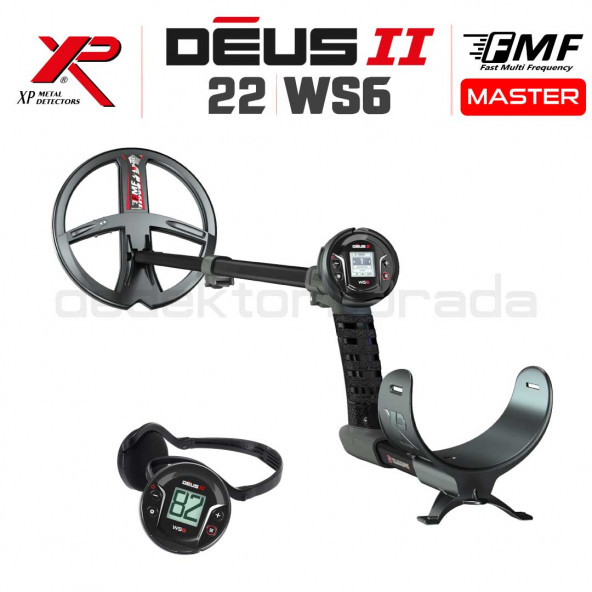 Deus 2 Dedektör - 22,5cm FMF Başlık, WS6 Master