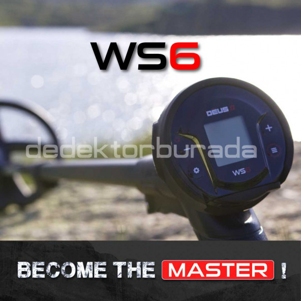 Deus 2 Dedektör - 22,5cm FMF Başlık, WS6 Master - 9