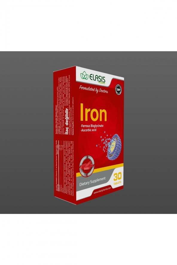 Iron 30 Kapsül Vitamin C Ve Demir Içeren Takviye Edici Gıda