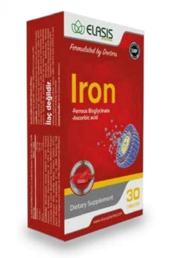 Iron 30 Kapsül Vitamin C Ve Demir Içeren Takviye Edici Gıda - 2