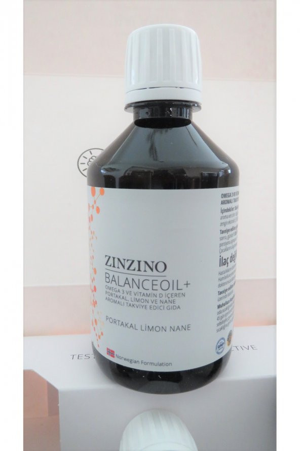 zınzıno Balance Oil 300ml Omega-3 Vitamin D