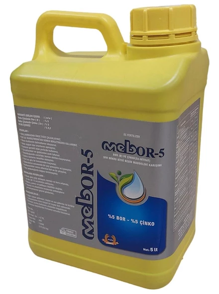 Mebor 5 Bor, Çinko Sıvı Bitki Besin Maddeleri (5 Litre)