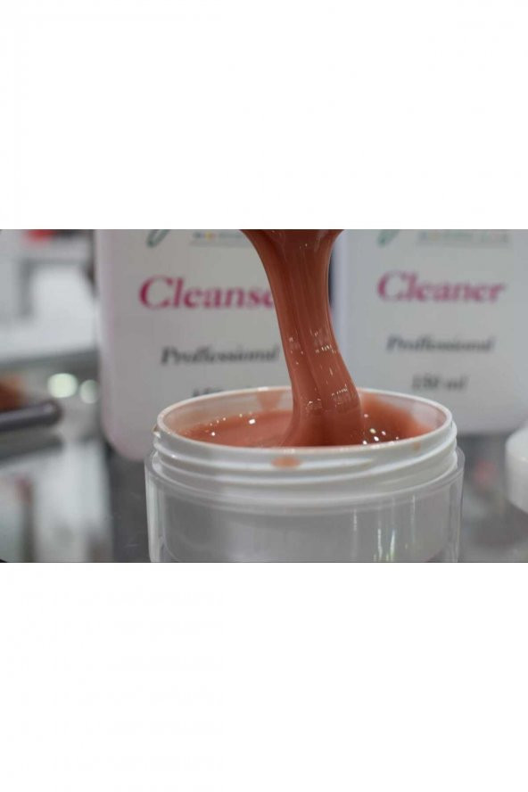 Lady red line LADY RED LİNE builder gel protez tırnak jel NUDE 75ml pilastik amber kavanoz - 2