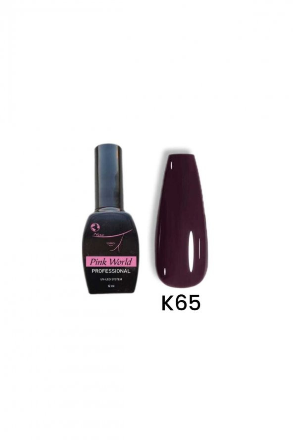 Lady red line Kalıcı Oje [12ml] K65