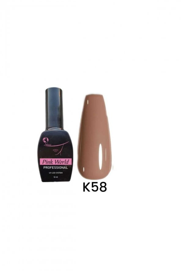 Lady red line Kalıcı Oje 12ml [kahverengi] K58no