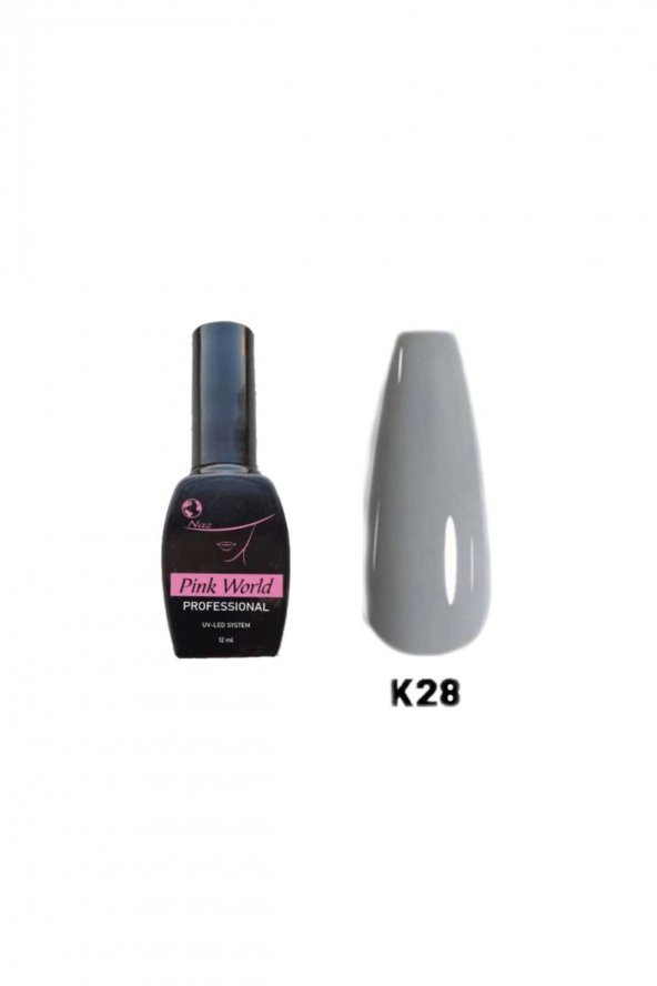 Lady red line Kalıcı Oje 12ml [gri]k28