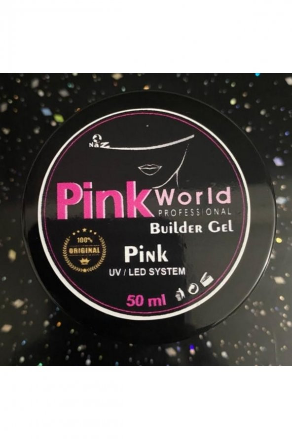 Lady red line Protez Tırnak Jeli (PİNK) Builder Gel 50ml - 3