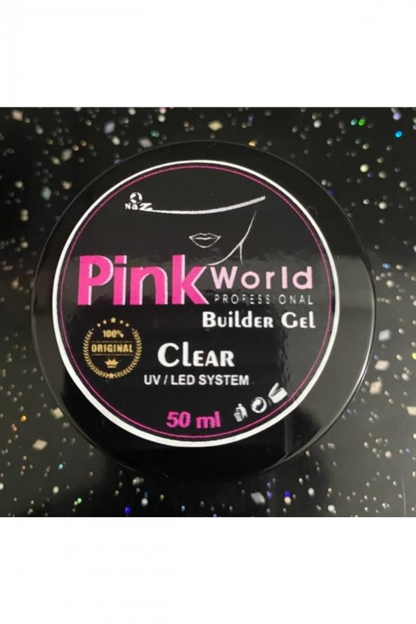 Lady red line Protez Tırnak Jeli Clear ( Şeffaf) Builder Gel 50ml - 3