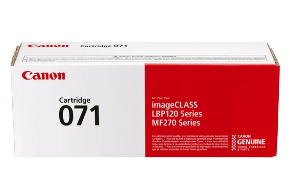 Canon CRG-071 Siyah Orjinal Toner / Canon I-Sensys LBP121dn / LBP122dw / MF271dn / MF272dw / MF273dw / MF274dw / MF275dw