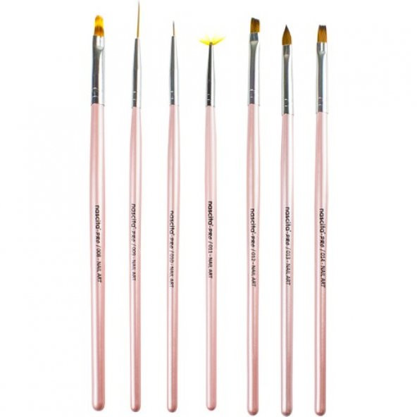 Nascita Nail Art Tırnak Süsleme Fırça Seti 7li - 02