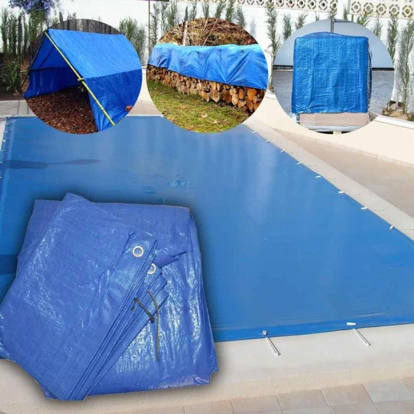 Emek Çadır Kumaşı Branda Tente UV Güneşlik Gölgelik Koruma Yağmur Su Geçirmez - 2x3 Metre - 1 Paket - 3