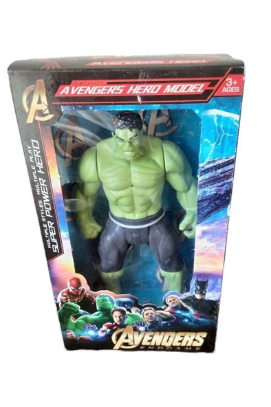 Pretij BVM Oyuncak Tekli Kutulu Kahraman FAB.9415 HULK, Hulk Figür Oyuncağı - 8