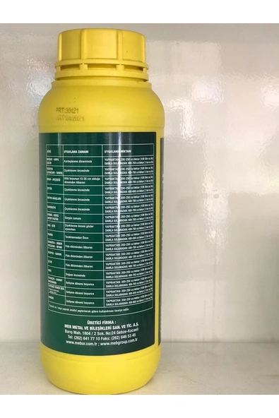 Meb %10 ZN Çinkolu Sıvı Yaprak Gübresi 1 Litre - Resim 2