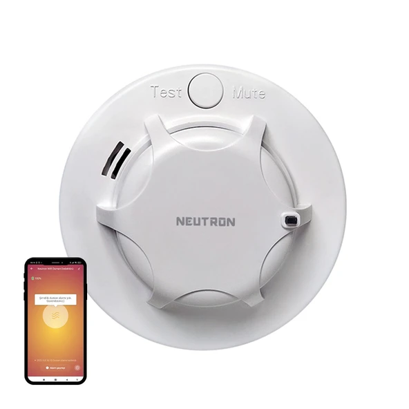 Neutron NTL-SD-01WB Wifi Sesli İkaz özellikli duman dedektörü ürün görseli 1