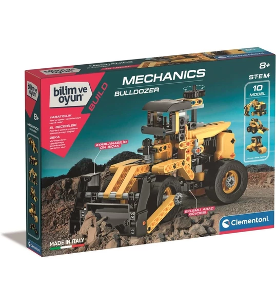 Clementoni Mekanik Laboratuvarı Buldozer 64958