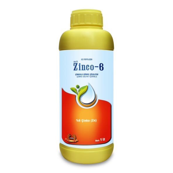 Meb Zinco-6 Çinkolu Sıvı Yaprak Gübresi 1 Litre