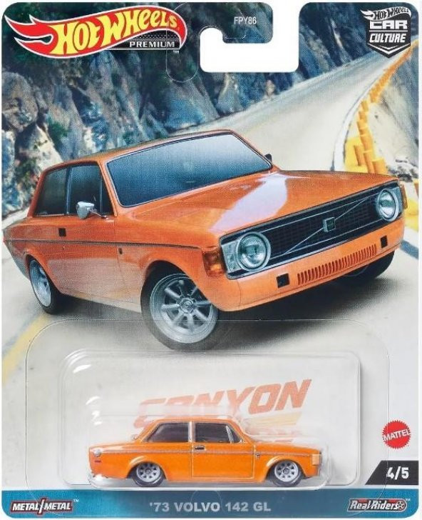 Hot Wheels Premium Car Culture 73 Volvo 142 GL - HKC53 ürün görseli