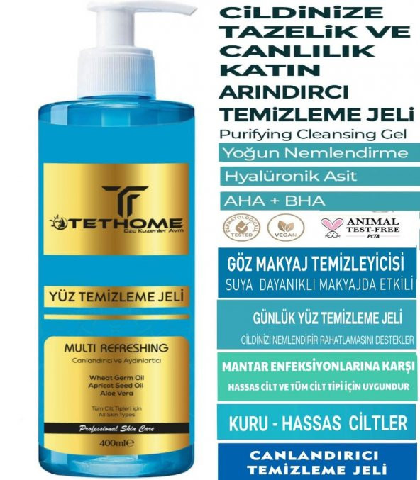 Yağlı Ve Akneye Eğilimli Ciltler Için Yüz Temizleme Jeli 400 ml - 5
