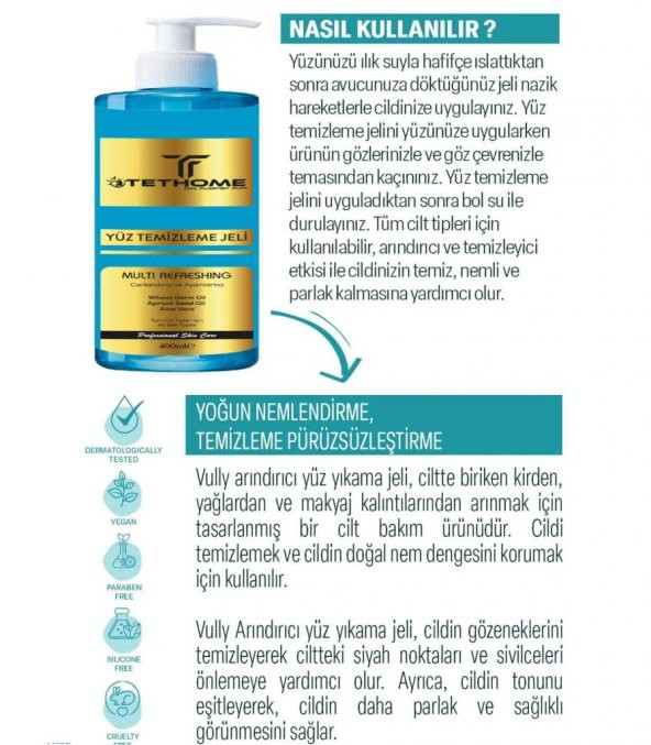 Yağlı Ve Akneye Eğilimli Ciltler Için Yüz Temizleme Jeli 400 ml - 6