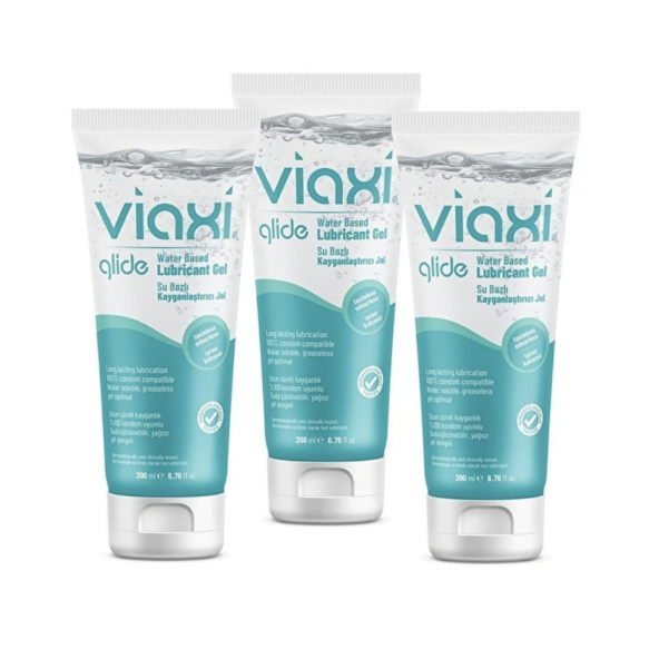 Viaxi Glide Kayganlastirici Jel Sade 200 ml 3 Adet
