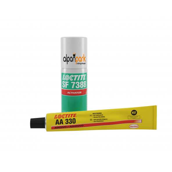 LOCTİTE Aa 330 / Sf 7388 - 50ml / 40ml Set - Uv Kurumalı Ve Akrilik Bazlı Yapıştırıcı