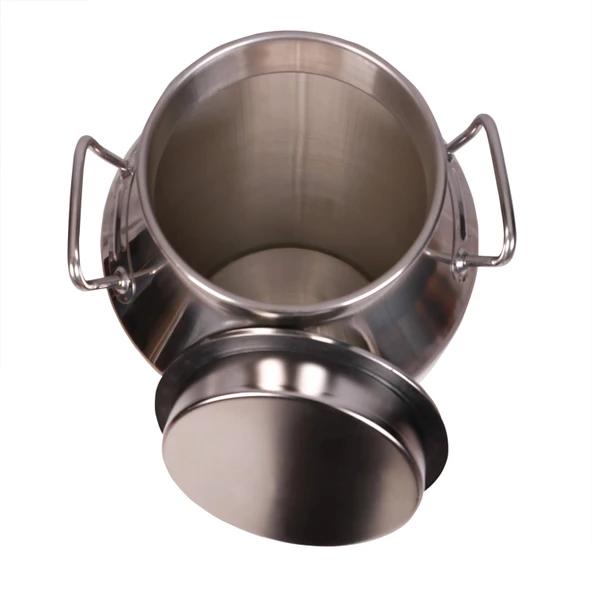 KURTSAN 25 LT PASLANMAZ TAŞIMA GÜĞÜMÜ KİLİTLİ KAPAKLI - KP02088 - Resim 2