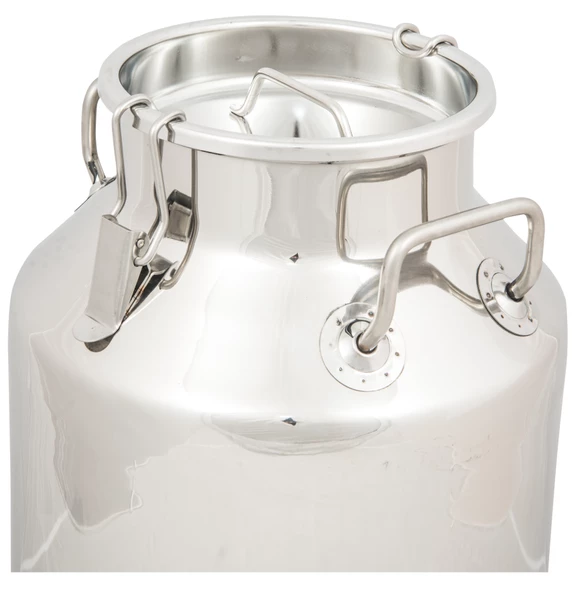 KURTSAN 20 LT PASLANMAZ TAŞIMA GÜĞÜMÜ ÇELİK KİLİTLİ KAPAK DAHİL - KP02084 - Resim 4