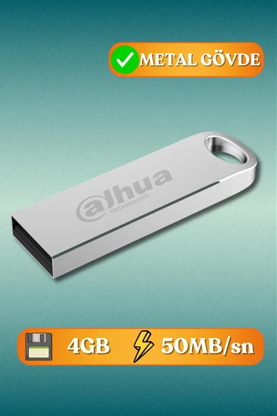 Dahua 4GB Metal USB Flash Bellek U106 - 1