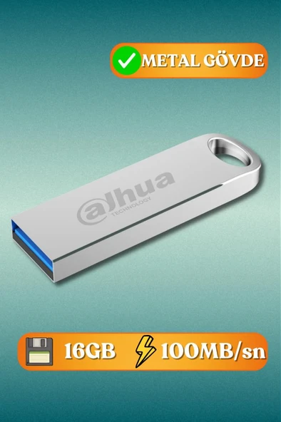 Dahua 16GB USB3.2 Metal USB Flash Bellek U106 Gri