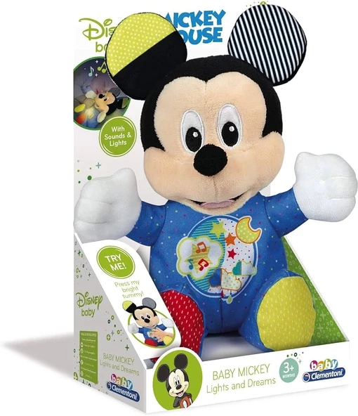 Disney Baby Mickey Işıklı Peluş Uyku Arkadaşı