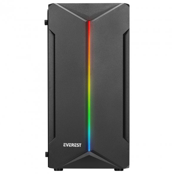 Everest SABER RGB Led Şeritli Peak 250W Akrilik Yan Panel Mini-T Gaming Oyuncu Kasası - 2