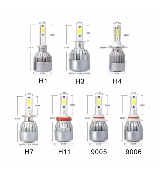 Fıat Tempra Uzun-Kısa Far Şimşek Etkili Led Xenon - 4