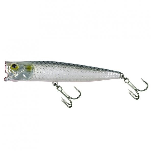 Molix Popper 130T 38gr Silver Albino