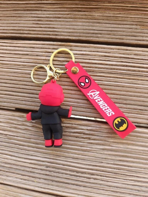 Anahtarlık Ironman Marvel Silikon Anahtarlık Çanta Süsü Karakter Figür Oyuncak 15762 - Resim 2