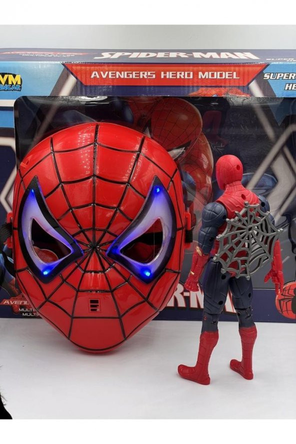 Prestij BVM Oyuncak Spiderman Figür ve Maske Oyun Seti FAB.7212