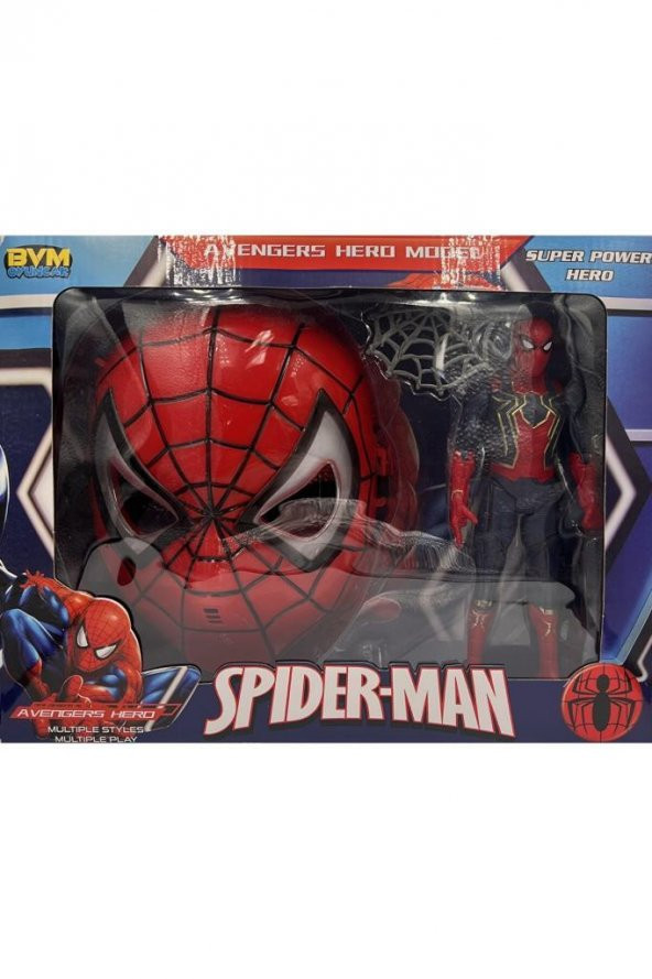 Prestij BVM Oyuncak Spiderman Figür ve Maske Oyun Seti FAB.7212 - 2