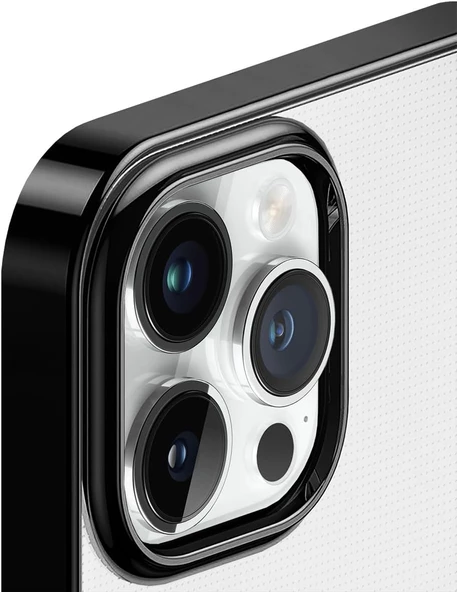 iPhone 14 Pro Max Kılıf Magsafe Özellikli Titanyum Seri Silikon Kapak - 3