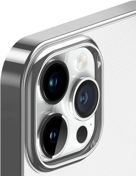 iPhone 14 Pro Max Kılıf Magsafe Özellikli Titanyum Seri Silikon Kapak - 8
