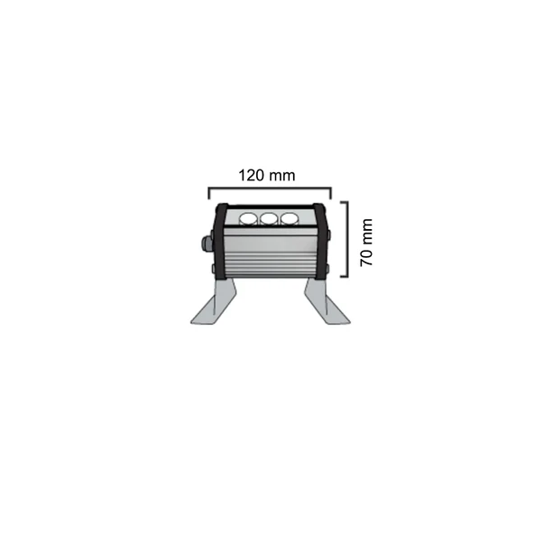WONDEKS 3W 10CM WALLWASHER YEŞİL - 2