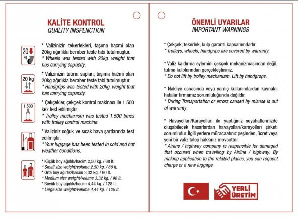 UNİSEX SİYAH ORTA BOY BAVUL VALİZ - 5