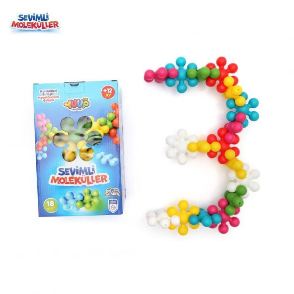 Eğitici ve Eğlenceli Sevimli Moleküller - 18 Parça - 2