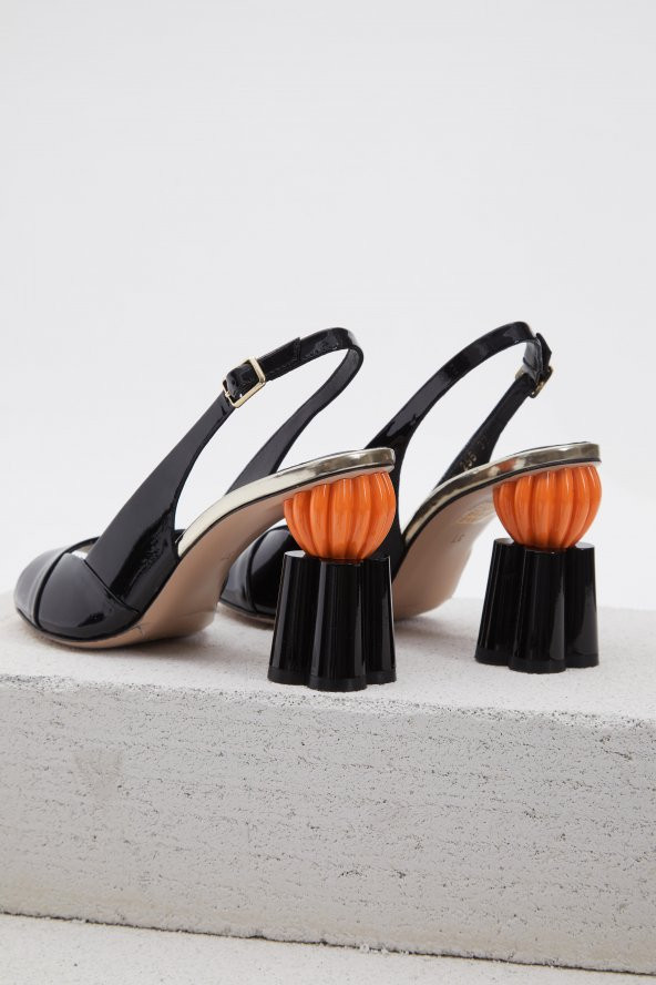 Duygushoesbag Hakiki deri Özel Tasrım Kadın Ayakkabı - 5