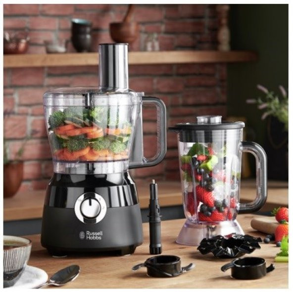 Russell Hobbs 24732-56 Matte Black 600 W Mutfak Robotu