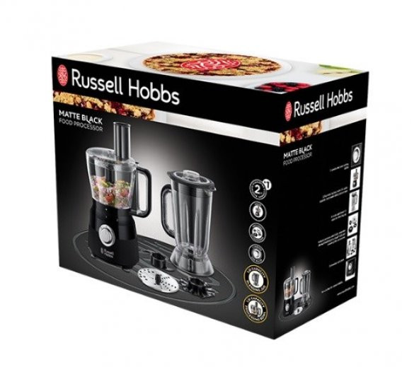 Russell Hobbs 24732-56 Matte Black 600 W Mutfak Robotu - 6