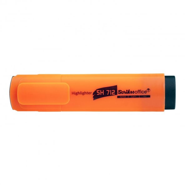 Scrikss Office Sh712 Fosforlu Kalem - Turuncu (12 Adet)
