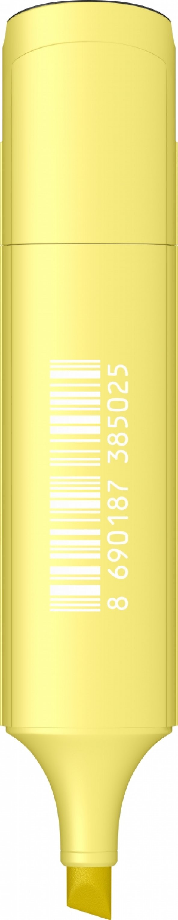 Scrikss SH712 Fosforlu Kalem - Pastel Sarı - Resim 3