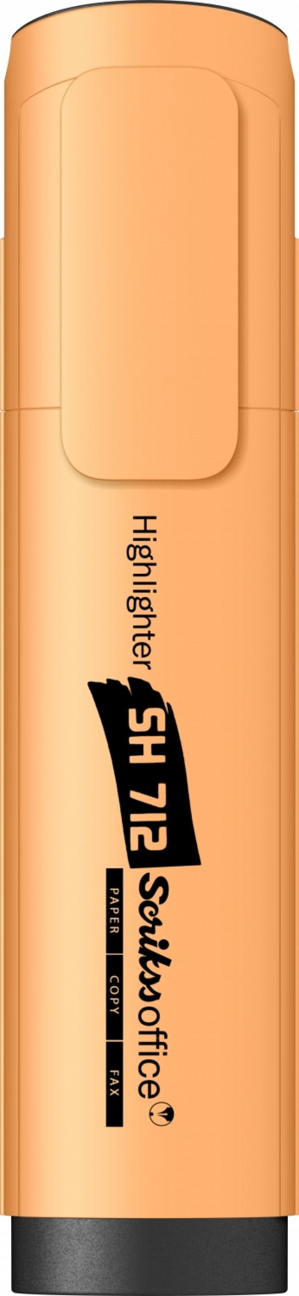 Scrikss Sh712 Fosforlu Kalem - Pastel Turuncu - 2