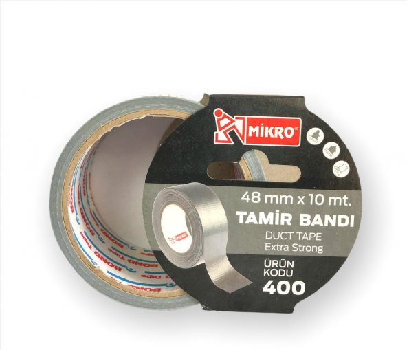 Mikro Bnt-400  Tamir & Yalıtım Bandı 48 Mm X 10 M Gri