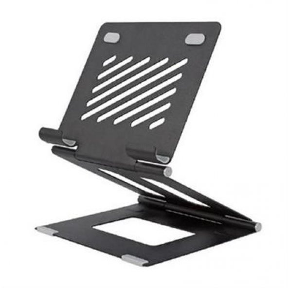 Ayarlanabilir Metal Dizüstü Destek Tabanı Katlanabilir Taşınabilir Laptop Sehpası Standı - 4