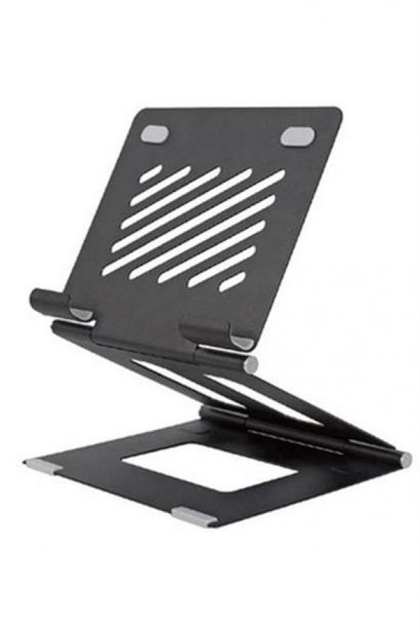 Ayarlanabilir Metal Dizüstü Destek Tabanı Katlanabilir Taşınabilir Laptop Sehpası Standı - 7